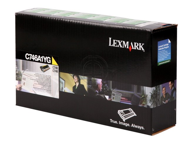 C746A1YG LEXMARK C746 TONER YELLOW ST 7000Seiten Standard Kapazitaet return