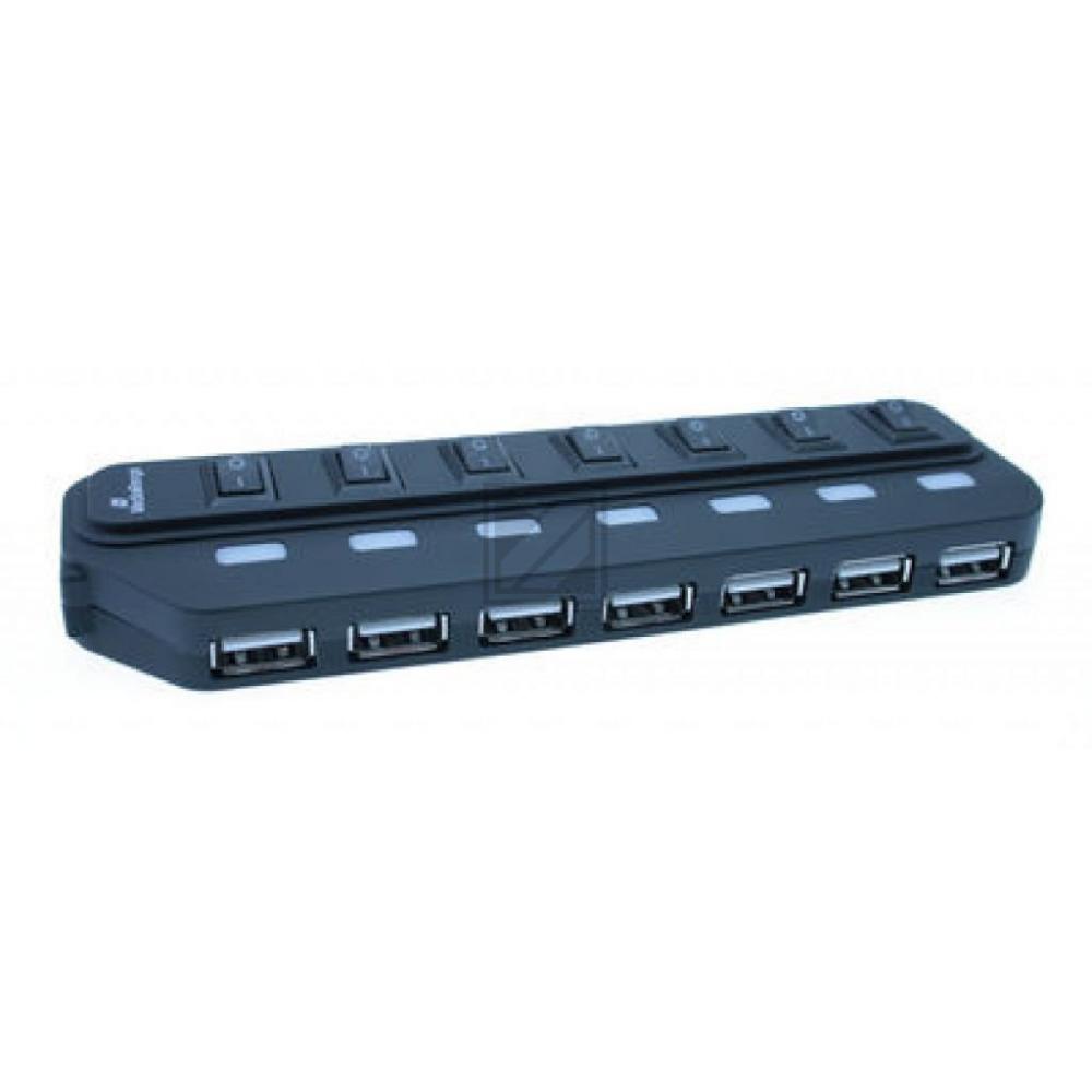MRCS504 MEDIARANGE Hub USB 2.0 7-port Plug & Play