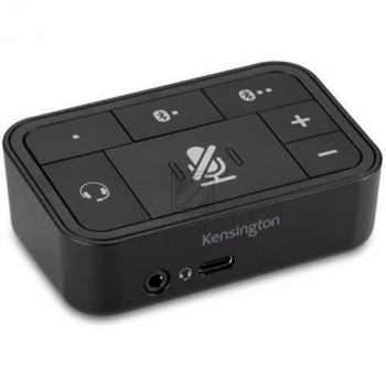 K83300WW KENSINGTON Audio Switch Adapter 3in1 USB universal schwarz Headset