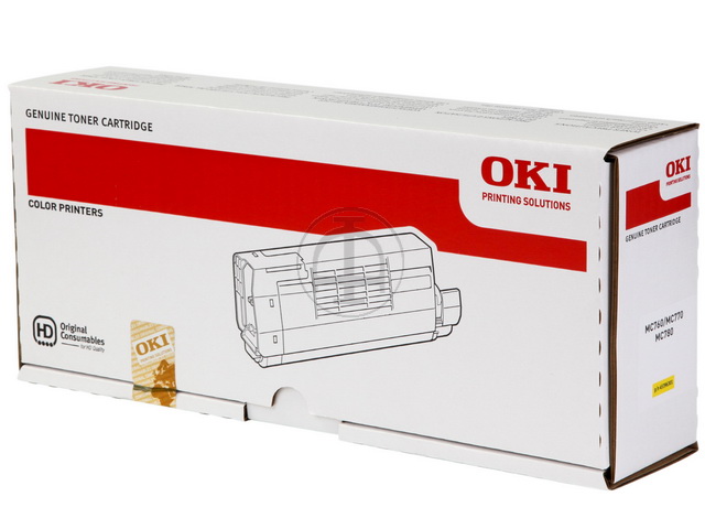 45396301 OKI MC760 TONER YELLOW 6000Seiten