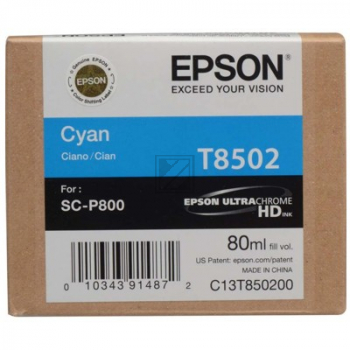 C13T850200 EPSON SC Tinte cyan 80ml