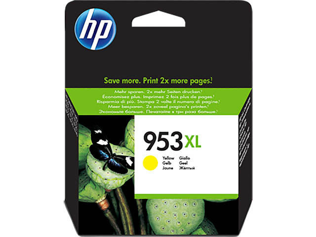 F6U18AE#BGX HP OJPRO8210 TINTE YEL HC HP953XL 20ml 1450Seiten hohe Kapazitaet