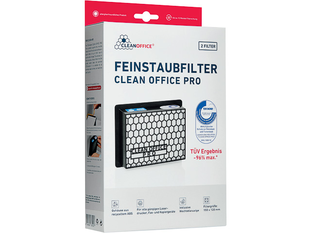 CLEANOFFICE PRO FEINSTAUBFILTER (2) 8302020 fuer Laserdrucker