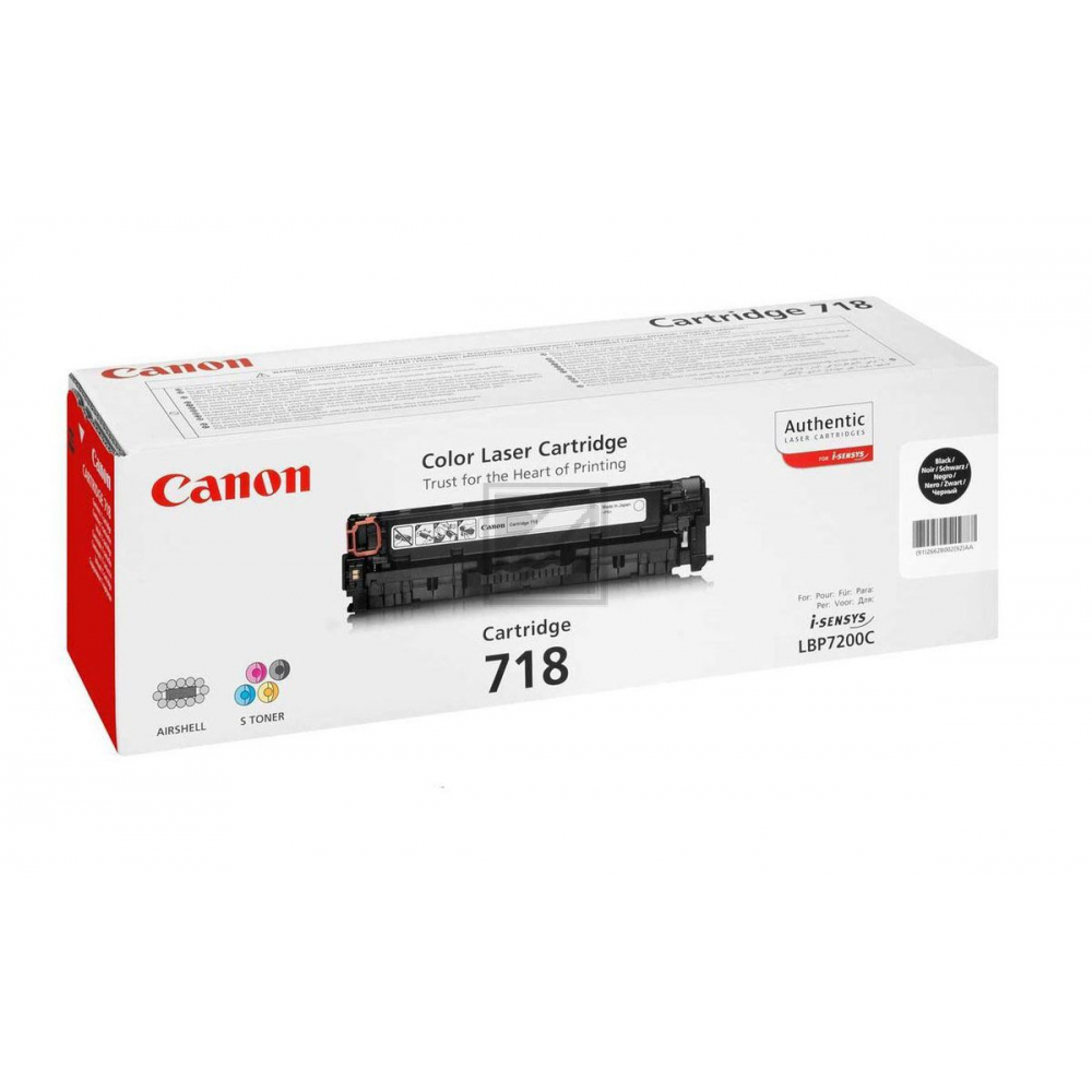 2662B002 CANON 718BK LBP Cartridge black 3400Seiten