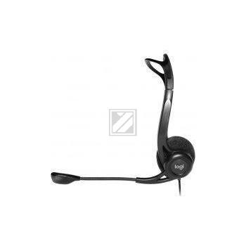 981-000100 LOGITECH 960 Headset Kabel Stereo on-ear USB-A schwarz