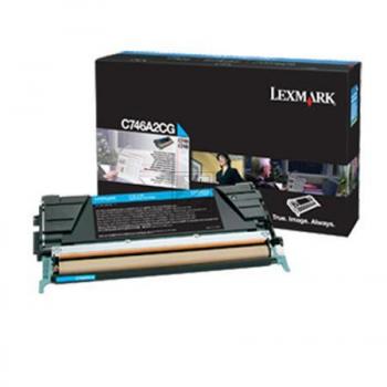 C746A2CG LEXMARK Optra C Toner cyan 7000 Seiten