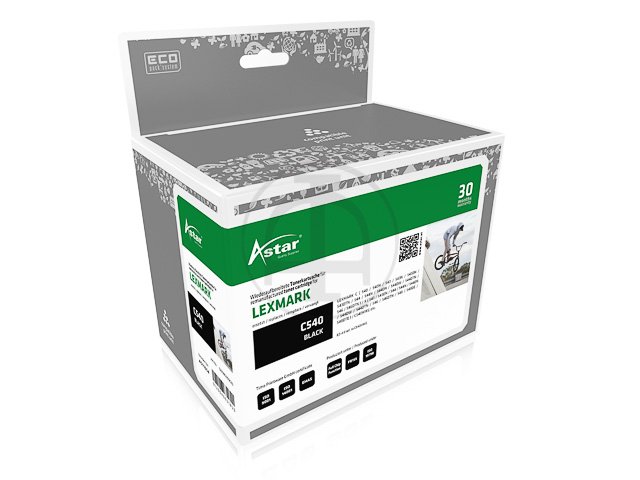 AS11054 ASTAR LEX. C540 TONER BLK C540H1KG 2500Seiten
