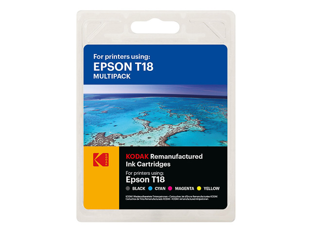 185E018021 KODAK EPS. XP205 (4) CMYK C13T18064012 235/230/230/230S. 4x12ml