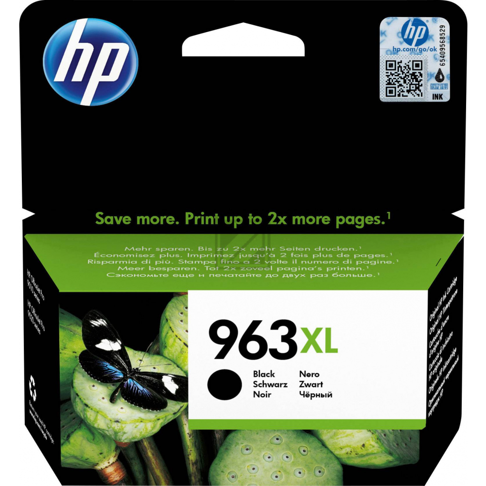 3JA30AE#BGX HP 963XL OJ PRO Tinte black HC 2000Seiten