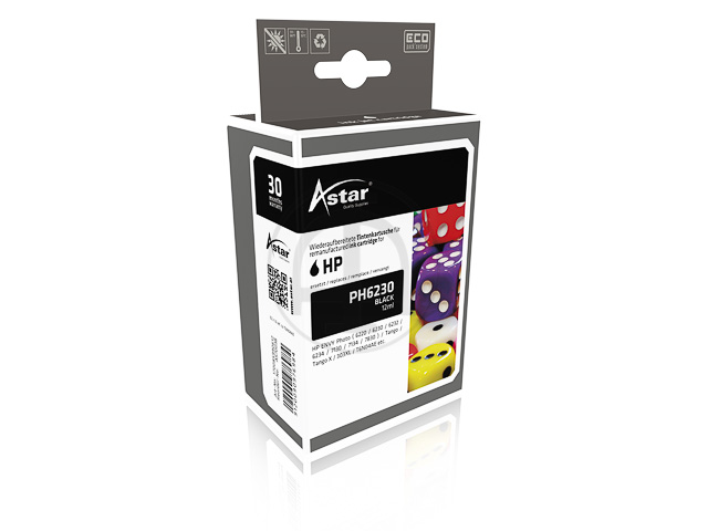 AS70038 ASTAR HP PH6230 TINTE BLK HC 303XL T6N04AE 600Seiten 12ml