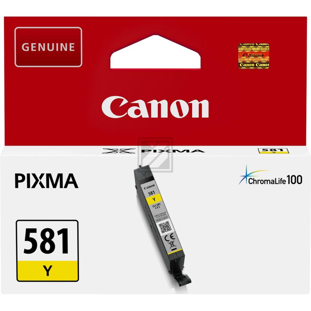 2105C001 CANON CLI581Y Nr.581 Pixma TS TR Tinte yellow ST 5,6ml