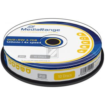 MEDIARANGE DVD+RW 4.7GB 4x (10) CB MR451 Cake Box