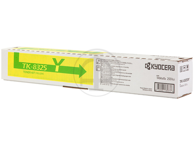 TK8325Y KYOCERA TA2551CI TONER YELLOW 1T02NPANL0 12.000Seiten