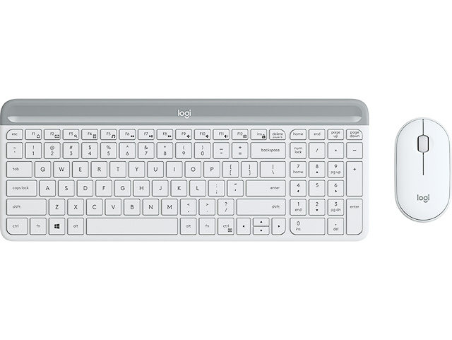 LOGITECH MK470 TASTATUR+MAUS QWERTZ DE 920-009189 kabellos weiss