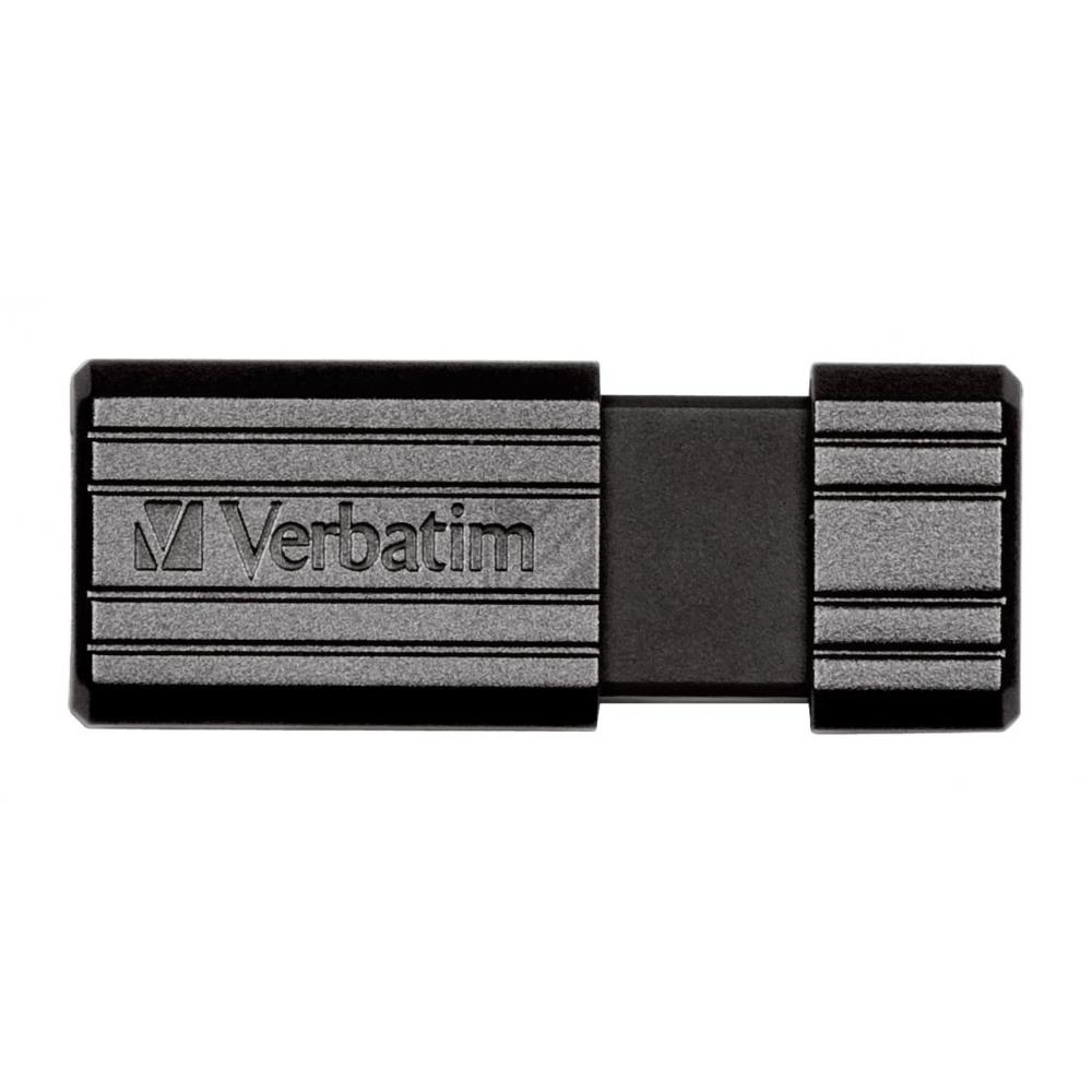VERBATIM PINSTRIPE USB STICK 8GB 49062 8MB/s USB 2.0 schwarz