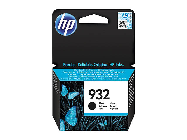 CN057AE#BGX HP OJ6600 TINTE BLACK ST HP932 9ml 400Seiten Standard Kapazitaet