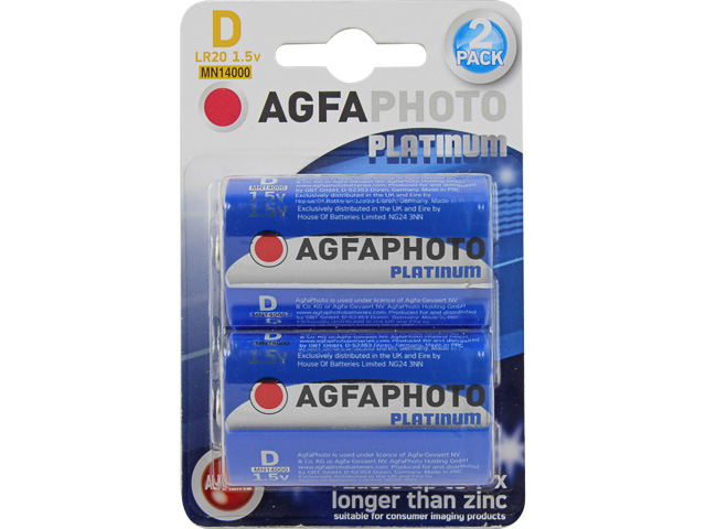 110-802619 AP MONO D BATTERIEN 2er PACK LR20 High Quality Alkaline