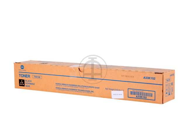A33K152 KONICA BIZHUB C454 TONER BLACK 29.000Seiten TN512K