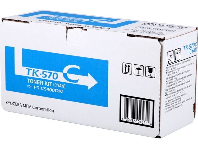 TK570C KYOCERA FSC5400DN TONER CYAN 1T02HGCEU0 12.000Seiten