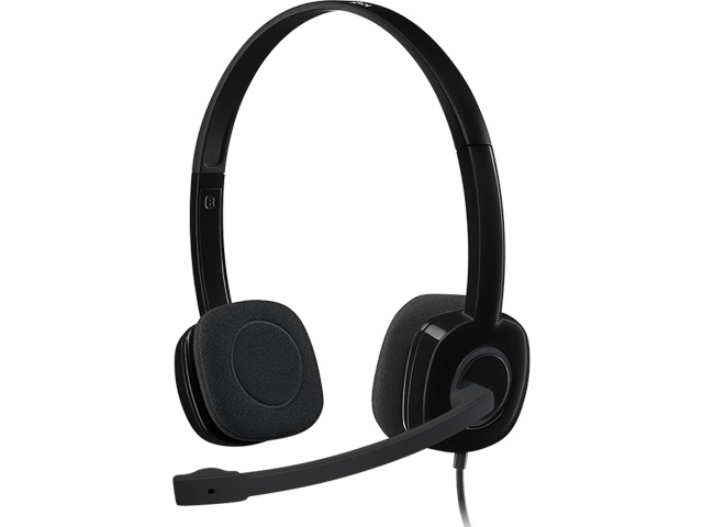 LOGITECH H151 HEADSET 3,5 KLINKE 981-000589 Kabel/stereo