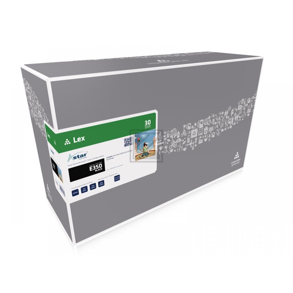 AS10350 ASTAR LEXMARK E352H11E Optra E Cartridge black rebuilt 9000Seiten Chip