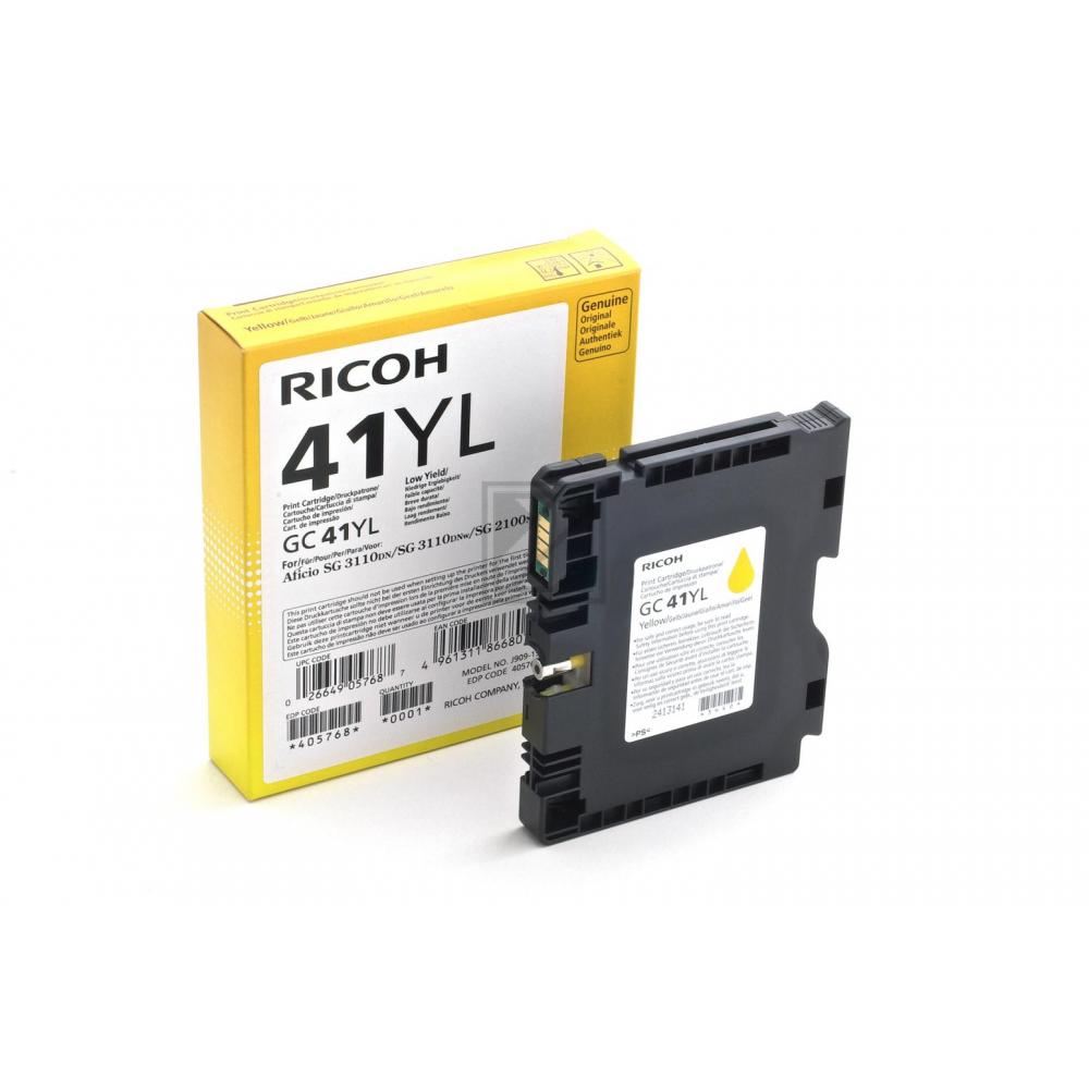 405768 RICOH SG Tinte yellow Gel 600 Seiten