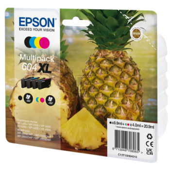 C13T10H64010 EPSON Nr.604XL XP/WF Tinte (4) cmyk HC 1x500/3x350Seiten