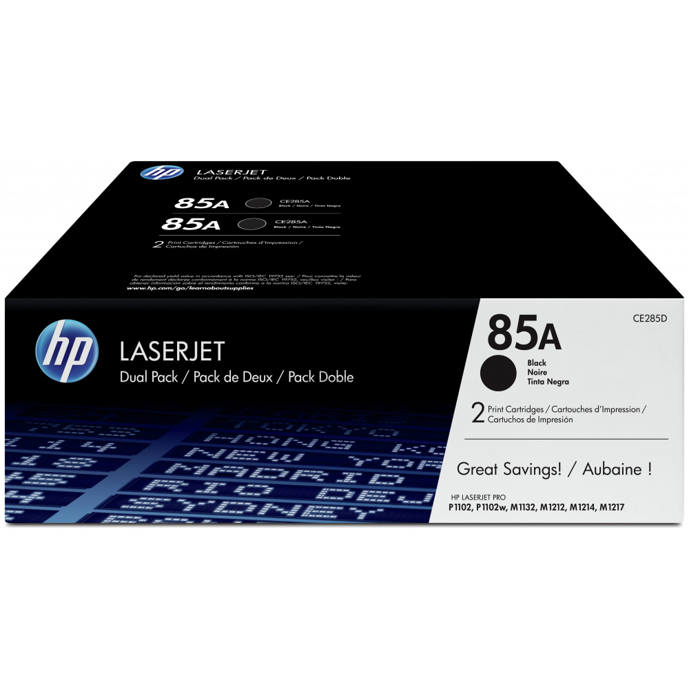 CE285AD HP 85A LJ Cartridge (2) black 2x1600Seiten