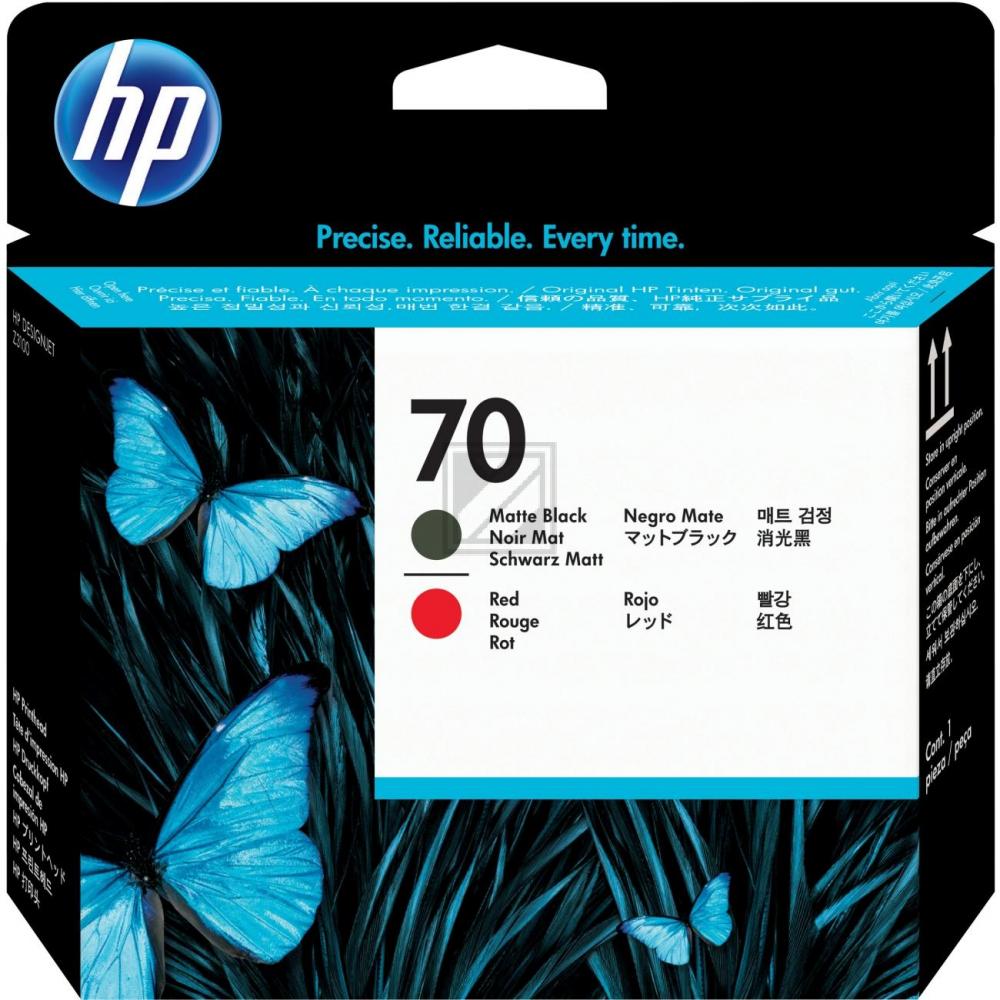 C9409A HP 70 DNJ Druckkopf mbk-red 12ml