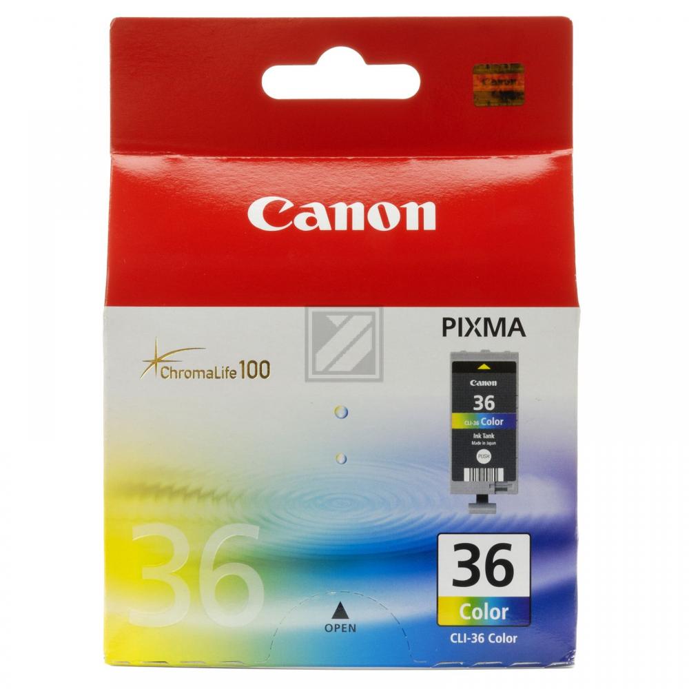 1511B001 CANON CLI36CLR Nr.36 Pixma Tinte color 249Seiten 13ml