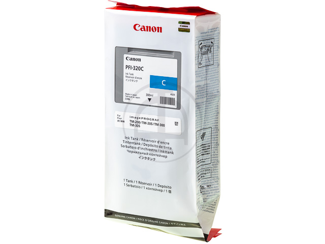 PFI320C CANON IPF TM200 TINTE CYAN 2891C001 300ml