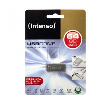 INTENSO PREMIUM LINE USB STICK 64GB 3534490 35MB/s USB 3.0 schwarz