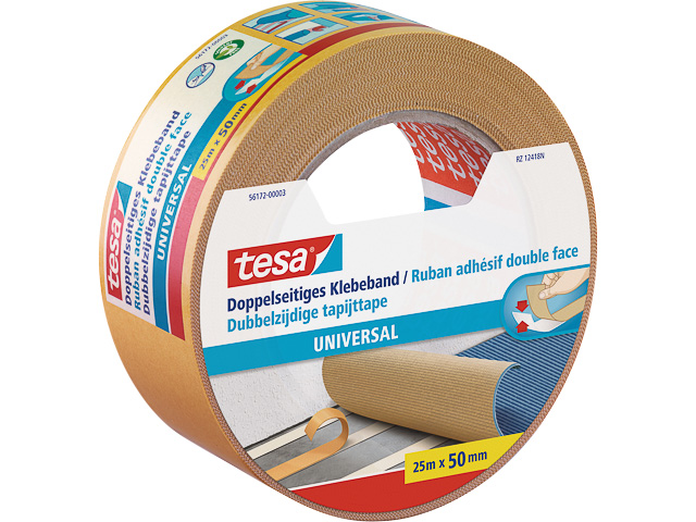 TESA VERLEGEBAND UNIVERSAL 56172-00003-11 25mx50mm doppelseitig