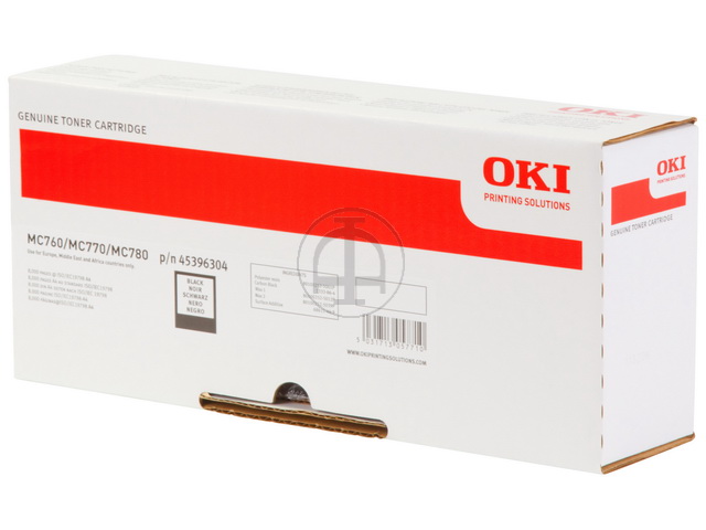 45396304 OKI MC760 TONER BLACK 8000Seiten