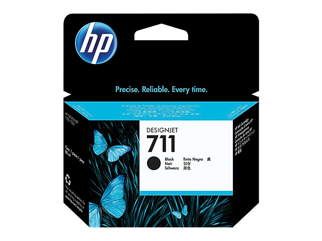 CZ133A HP DNJ T120 TINTE BLACK HC HP711 80ml hohe Kapazitaet