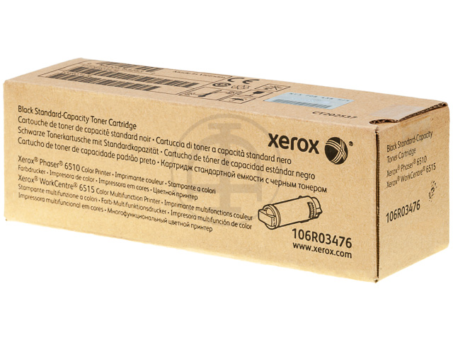 106R03476 XEROX PH6510 TONER BLACK ST 2500Seiten Standard Kapazitaet