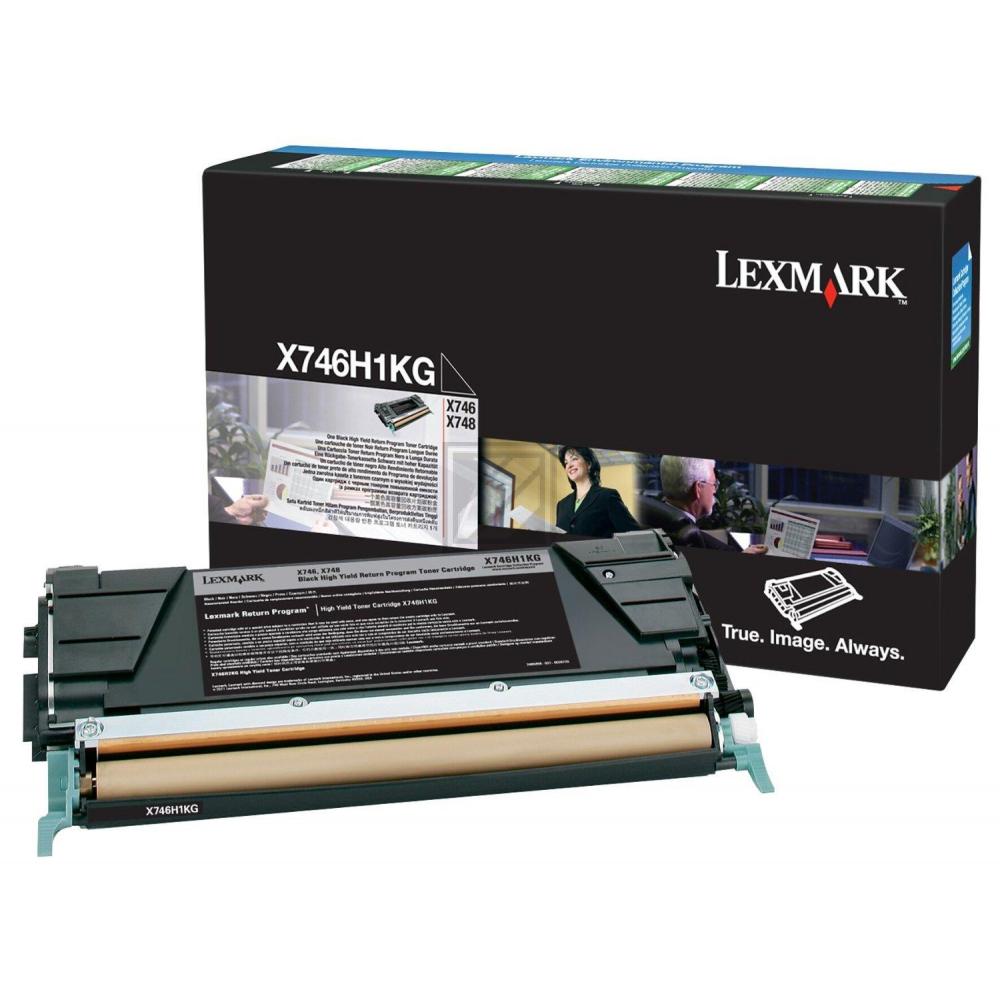 X746H1KG LEXMARK Optra X Toner black return 12.000Seiten