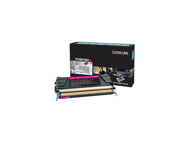 X748H1MG LEXMARK X748 TONER MAGENTA 10.000Seiten return