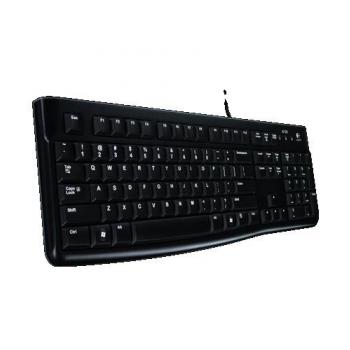 920-002516 LOGITECH K120 Tastatur QWERTZ DE Kabel USB schwarz