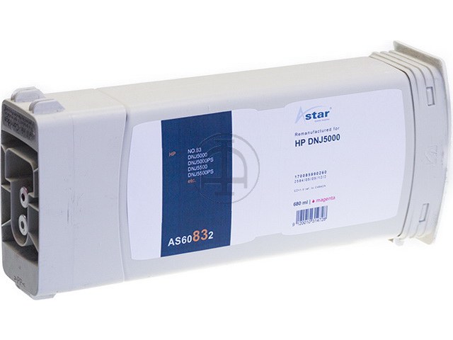 AS60832 ASTAR HP DNJ5000 TINTE MAG C4942AE/83 680ml