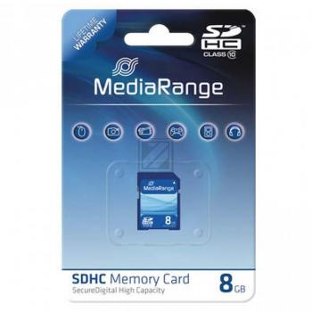 MEDIARANGE SDHC KARTE 8GB MR962 Klasse 10