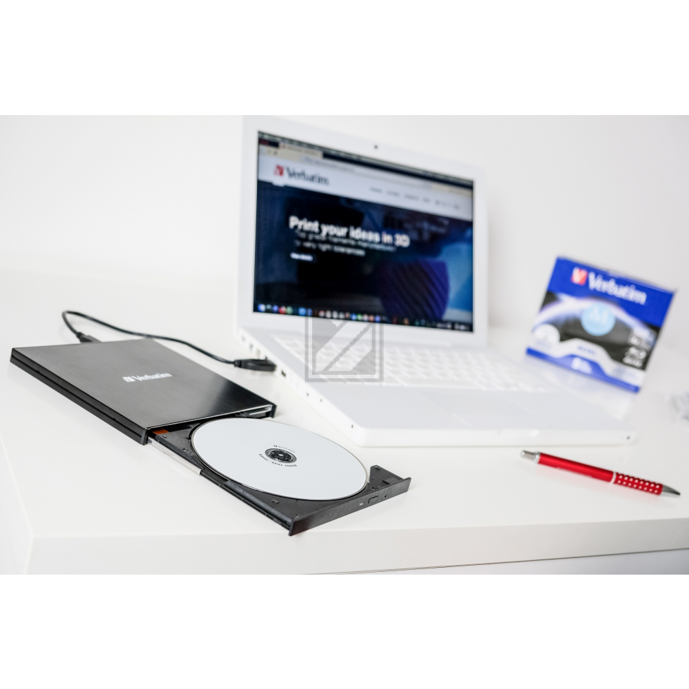 VERBATIM EXTERNAL SLIMLINE WRITER 43890 Blu-Ray USB-A