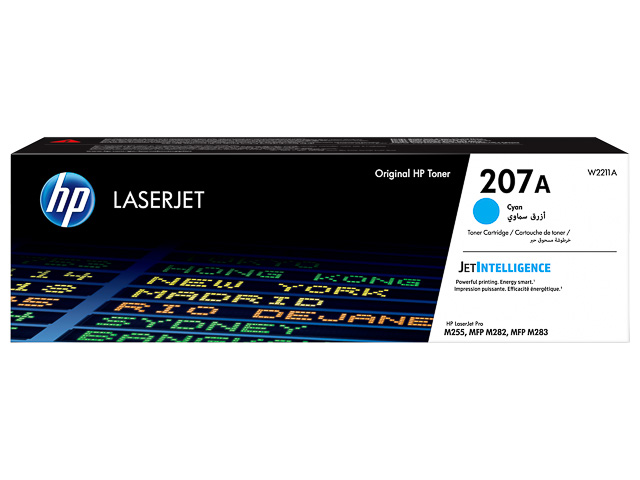 W2211A HP CLJ M255NW TONER CYAN ST HP207A 1250Seiten