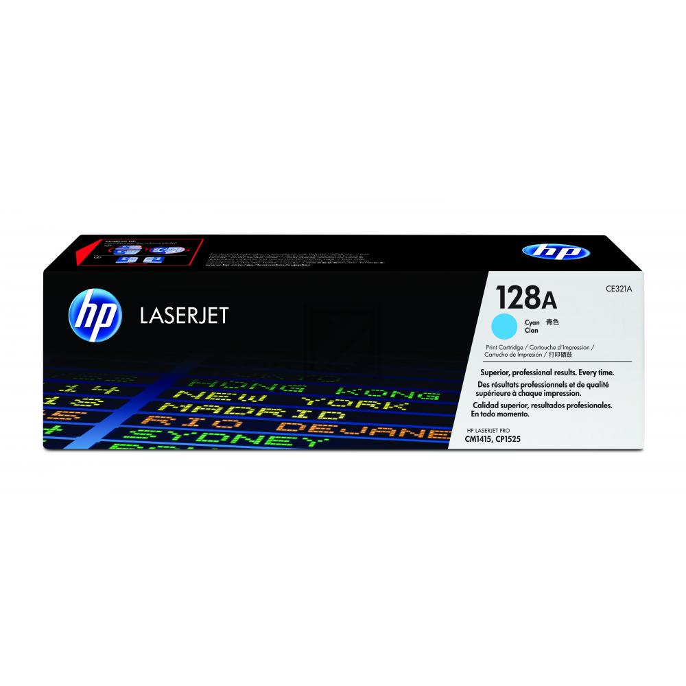 CE321A HP 128A CLJ Cartridge cyan 1300 Seiten