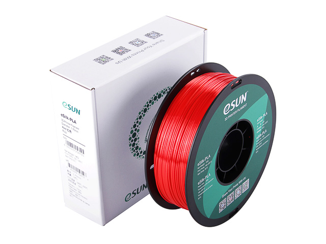 ESILK-PLA 1,75mm RED 1kg ESUN 3D FILAMENT