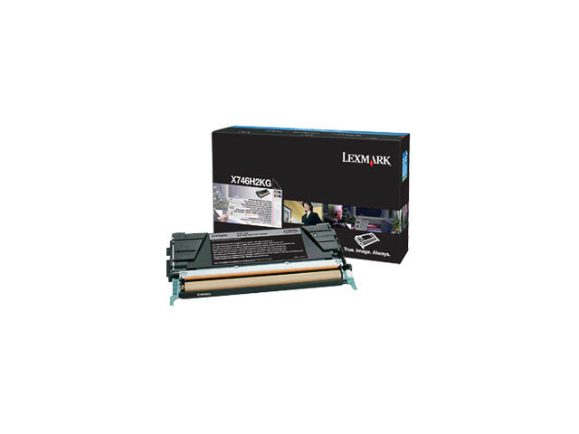 X746H2KG LEXMARK X746 TONER BLACK 12.000Seiten