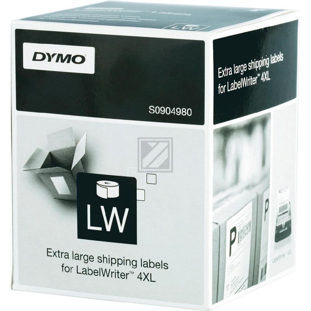 S0904980 DYMO 104x159mm WEISS 1Rl/220Stk 4XL Versand-Etiketten