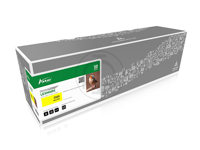 AS20117 ASTAR LEX. C925 TONER YEL C925H2YG 7500Seiten