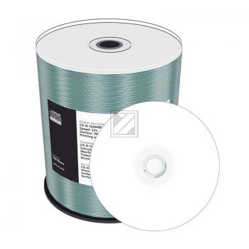 MEDIARANGE CDR80 700MB 52x IW (100) CB MR203 Cake Box inkjet printable