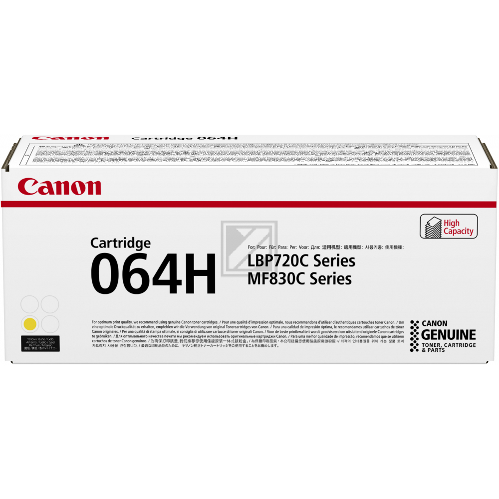 4932C001 CANON 064HY MF Cartridge yellow HC 10.400Seiten